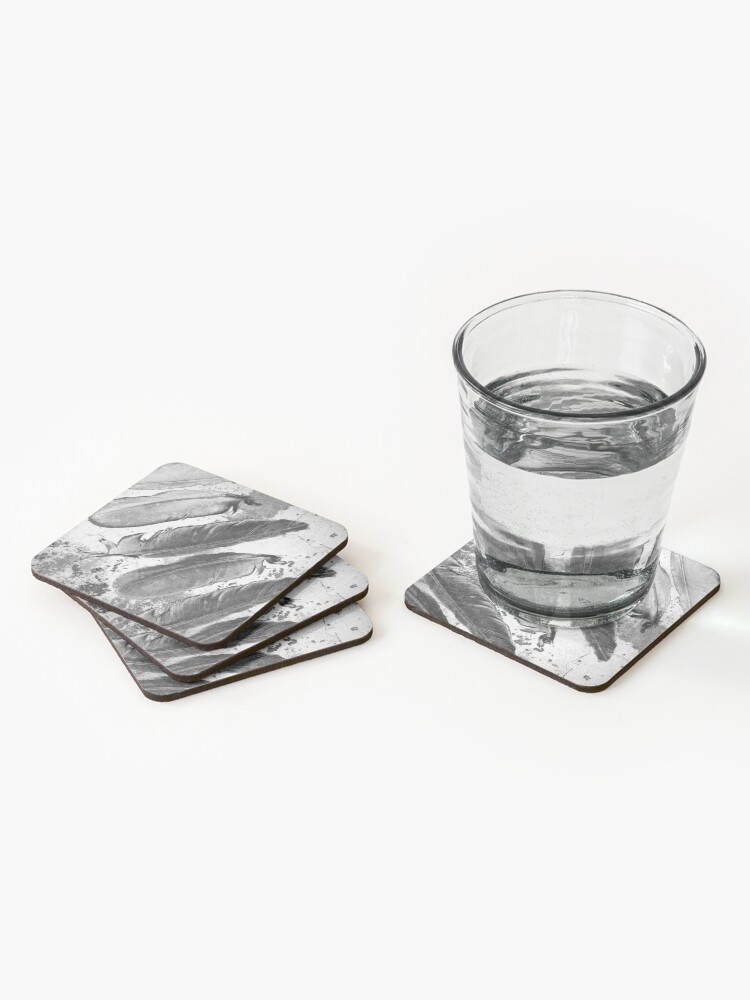 Alternate view of Raven Totem #4 Coasters (Set of 4)