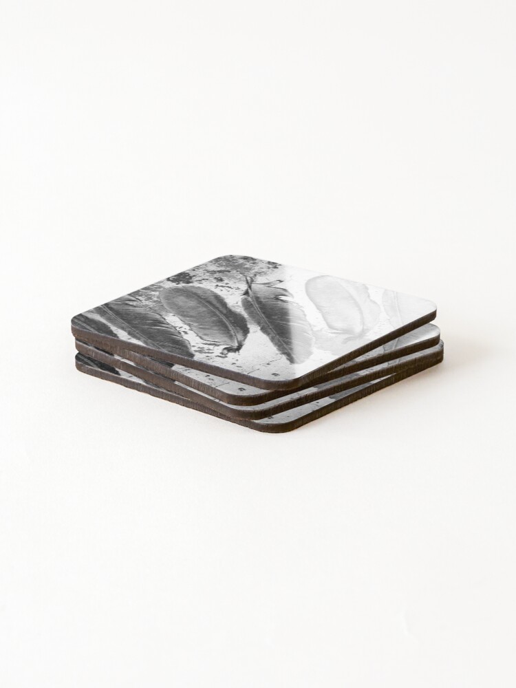 Alternate view of Raven Totem #4 Coasters (Set of 4)