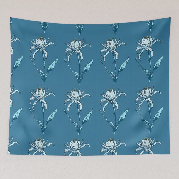 Item preview, Flower in blue and white (2/8) designed and sold by sabantha.
