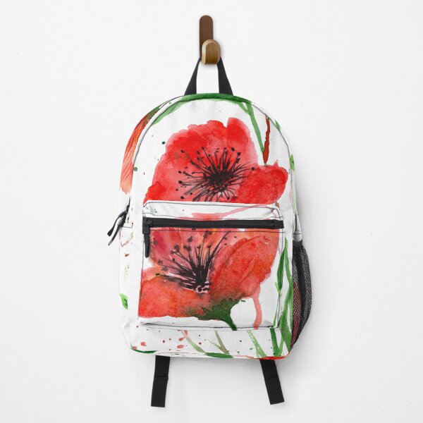 Item preview, Colorful watercolor poppy flowers designed and sold by Tammy Kaye.