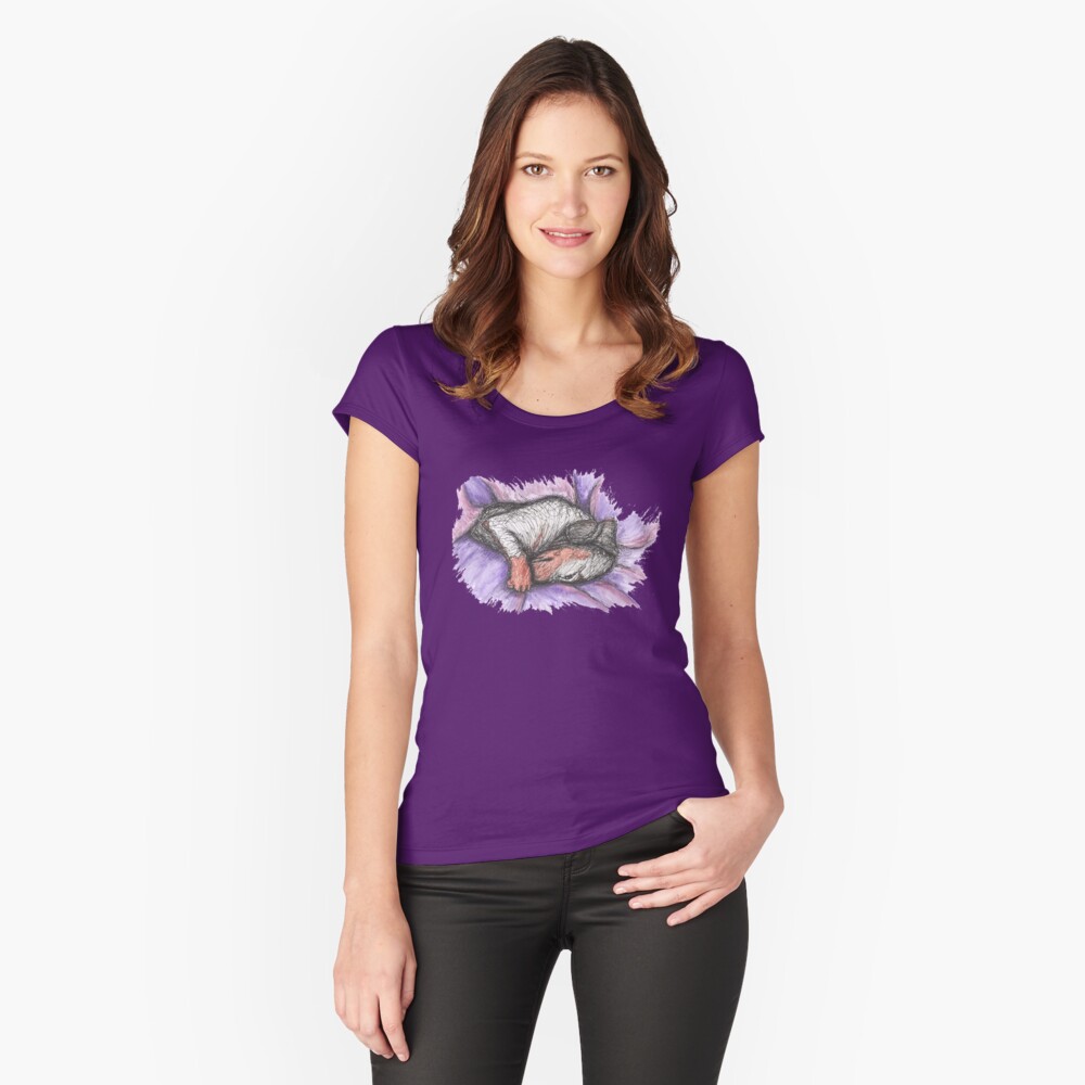 Item preview, Fitted Scoop T-Shirt designed and sold by CandyMedusa.