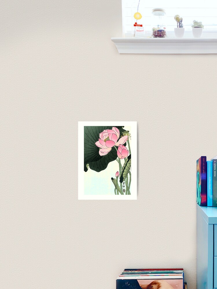 Lotus Flower - Vintage Japanese Fine Art