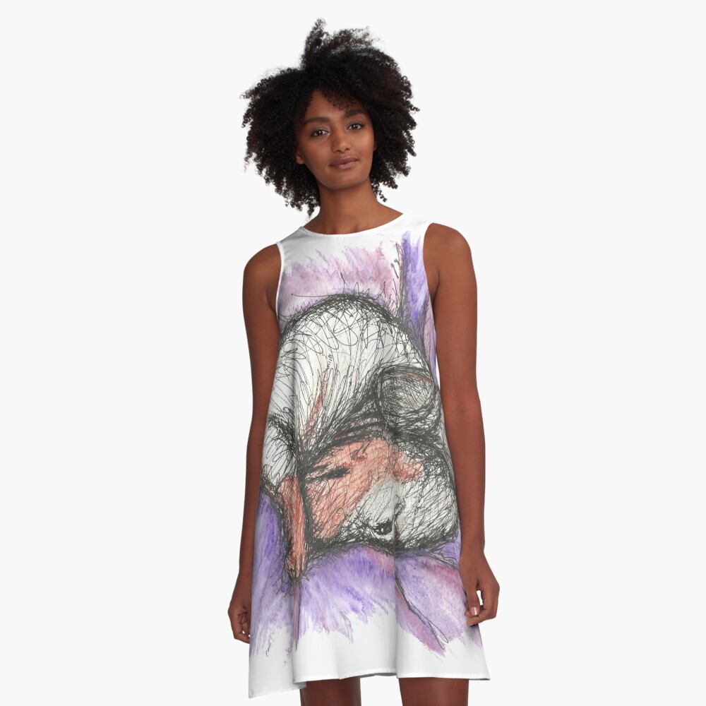 Item preview, A-Line Dress designed and sold by CandyMedusa.