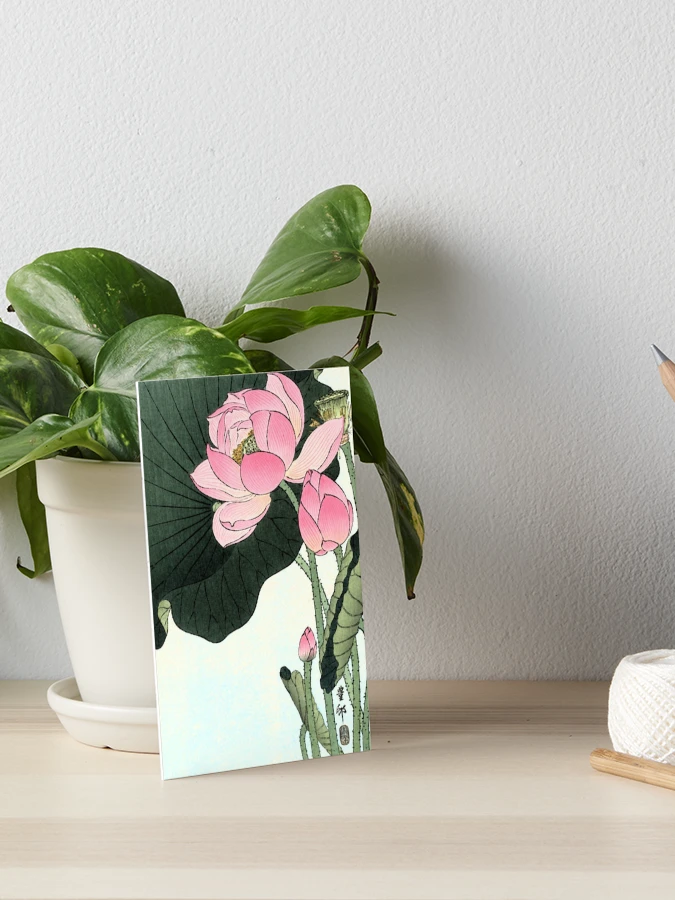 【値下げ】 Vintage - Flower Lotus Japanese Art Fine 工芸品