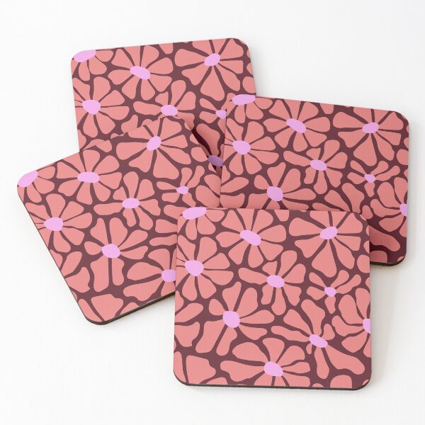 Item preview, Pink Retro Vintange Floral Pattern designed and sold by luckymooninc.