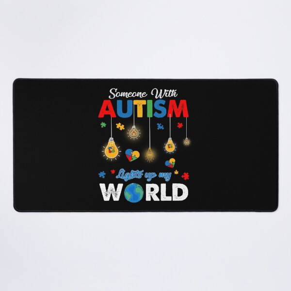 Item preview, Someone With Autism Light Up My World Saying Autism Awareness designed and sold by Helbon-art.