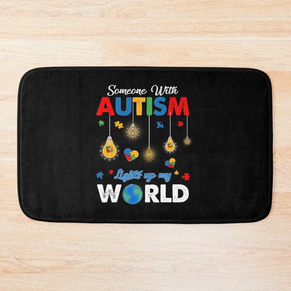 Item preview, Someone With Autism Light Up My World Saying Autism Awareness designed and sold by Helbon-art.