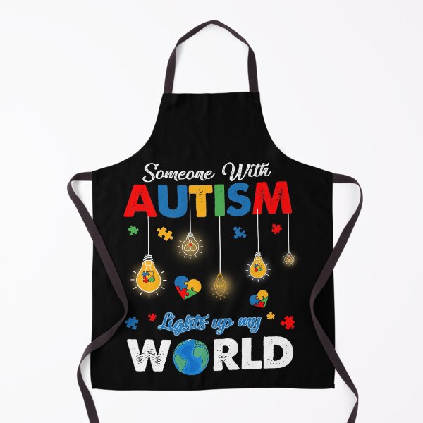 Item preview, Someone With Autism Light Up My World Saying Autism Awareness designed and sold by Helbon-art.