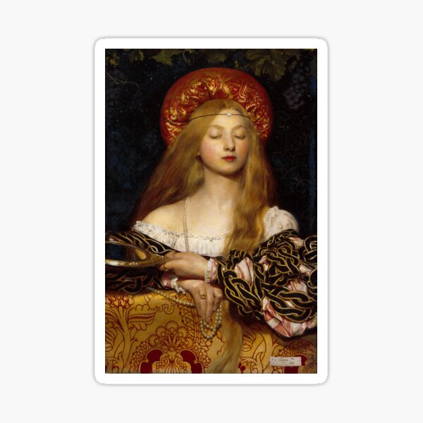 Vanity by Frank Cadogan Cowper Sticker