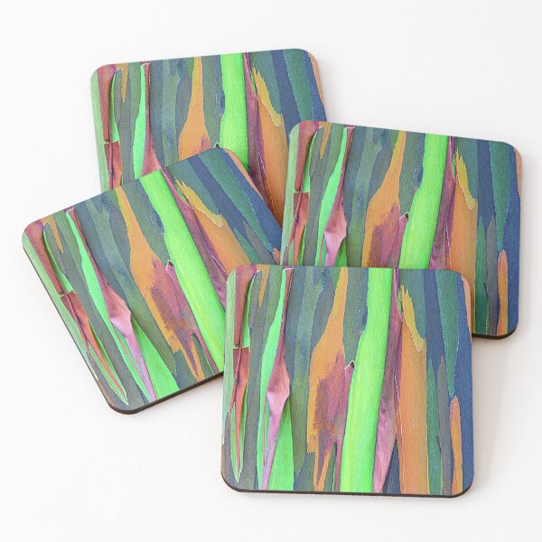 Item preview, Rainbow Eucalyptus Tree Bark Close-Up In Tropic Colors  designed and sold by DEC02.