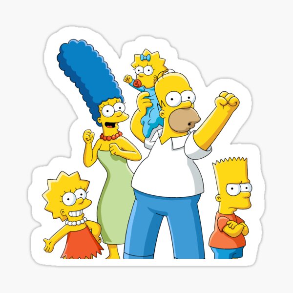 Vista previa del artículo con la obra «dibujo/ilustracion de los simpson», diseñado y vendido por Ruthless1331.