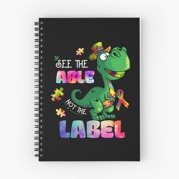 Item preview, See The Able Not The Label Dinosaur Autism Awareness designed and sold by Helbon-art.