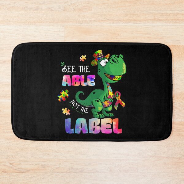 Item preview, See The Able Not The Label Dinosaur Autism Awareness designed and sold by Helbon-art.