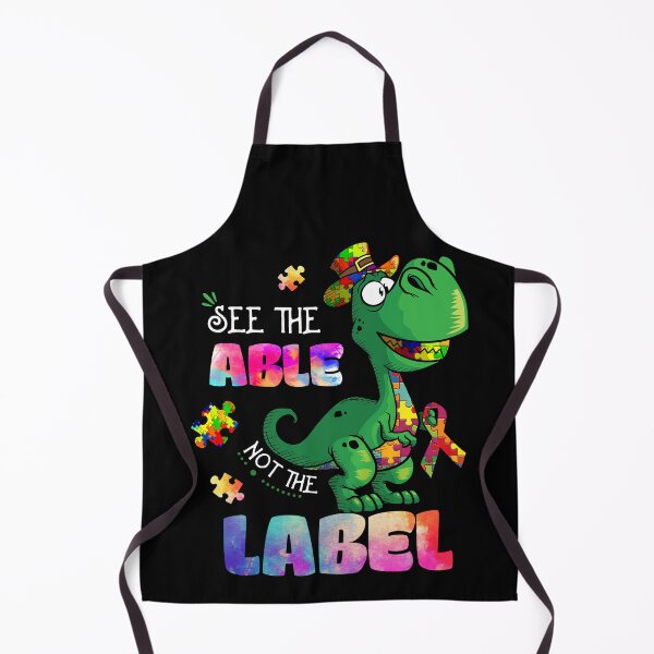 Item preview, See The Able Not The Label Dinosaur Autism Awareness designed and sold by Helbon-art.