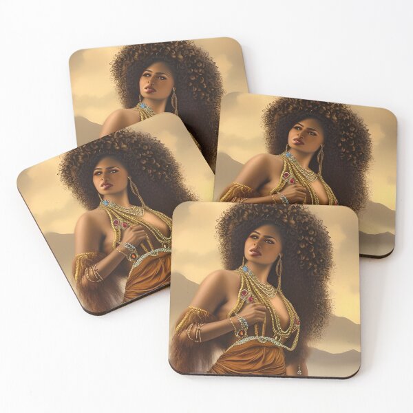 Item preview, Black Warrior Gypsy Queen with Mountain Background designed and sold by GypsyMagic.