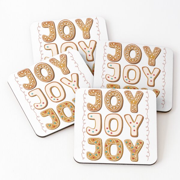 Item preview, Joy Gingerbread Holiday Cookie designed and sold by MochaMeli.