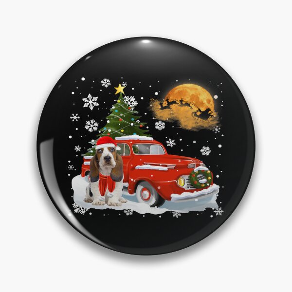 Item preview, Basset Hound Vintage Wagon Red Truck Christmas Tree Pajamas105 designed and sold by AmelinKnowles.