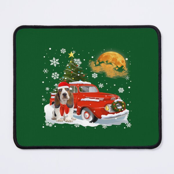 Item preview, Basset Hound Vintage Wagon Red Truck Christmas Tree Pajamas105 designed and sold by AmelinKnowles.