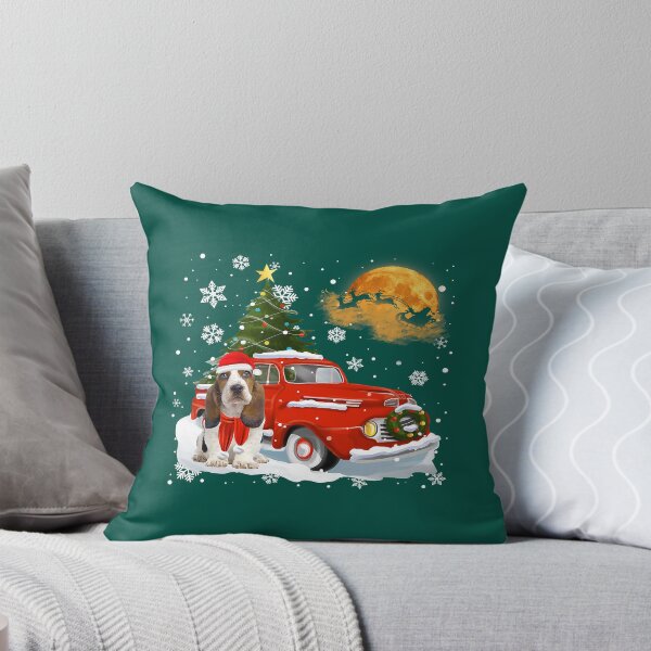 Item preview, Basset Hound Vintage Wagon Red Truck Christmas Tree Pajamas105 designed and sold by AmelinKnowles.