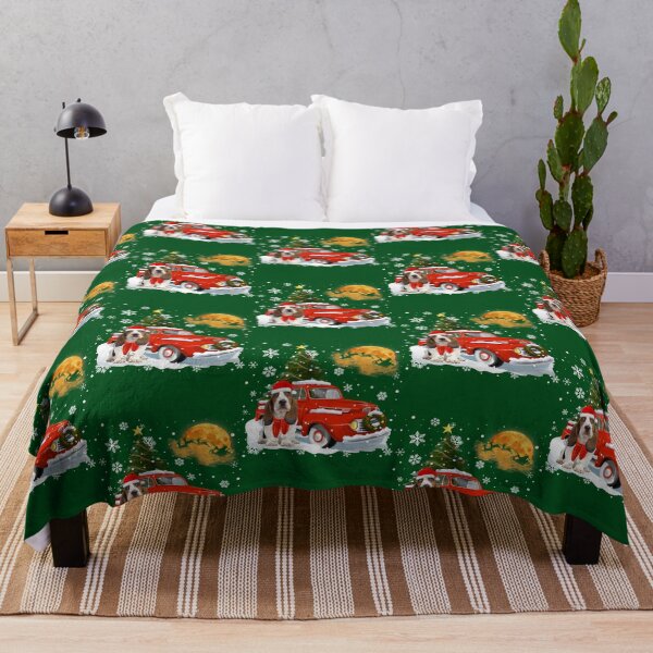Item preview, Basset Hound Vintage Wagon Red Truck Christmas Tree Pajamas105 designed and sold by AmelinKnowles.