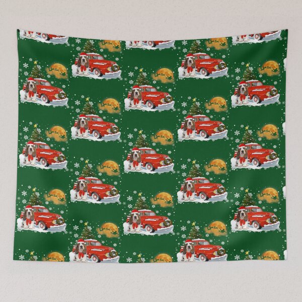Item preview, Basset Hound Vintage Wagon Red Truck Christmas Tree Pajamas105 designed and sold by AmelinKnowles.