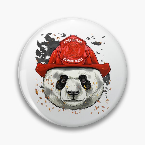 Item preview, Firefighter Giant Panda Fire Department Fireman Bear Lover 47 designed and sold by AmelinKnowles.