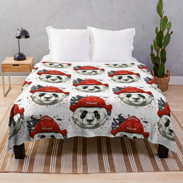 Item preview, Firefighter Giant Panda Fire Department Fireman Bear Lover 47 designed and sold by AmelinKnowles.
