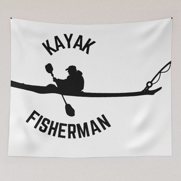 Aperçu de l'œuvre Pêcheur en kayak / Pêche en kayak / Kayak créée et vendue par Dulynotedco.