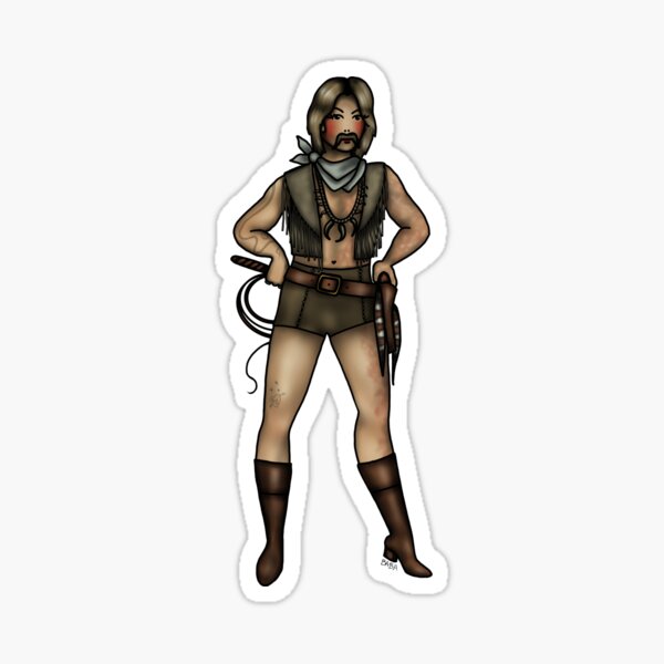 Item preview, Calico Jack Vintage Pin-up Tattoo designed and sold by AsIsHerRight.