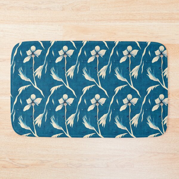 Item preview, Flower in blue and white (5/8) designed and sold by sabantha.
