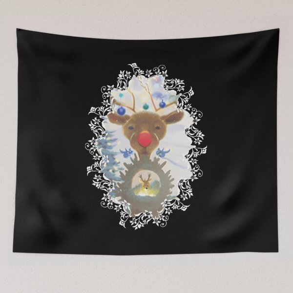 Item preview, Red Nosed Reindeer And Mate designed and sold by zheworkstudio.