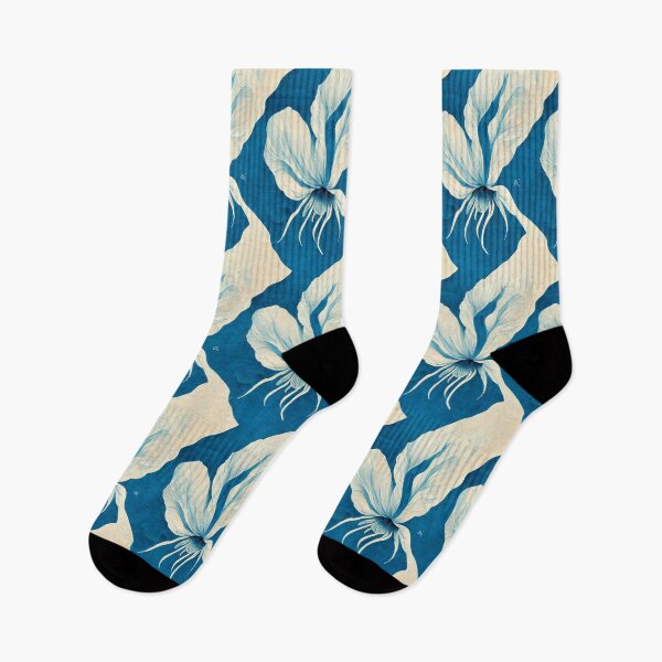 Item preview, Flower in blue and white (7/8) designed and sold by sabantha.