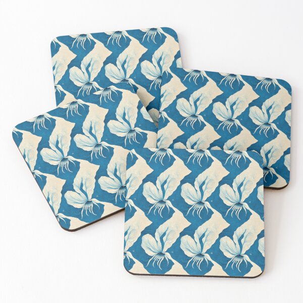 Item preview, Flower in blue and white (7/8) designed and sold by sabantha.