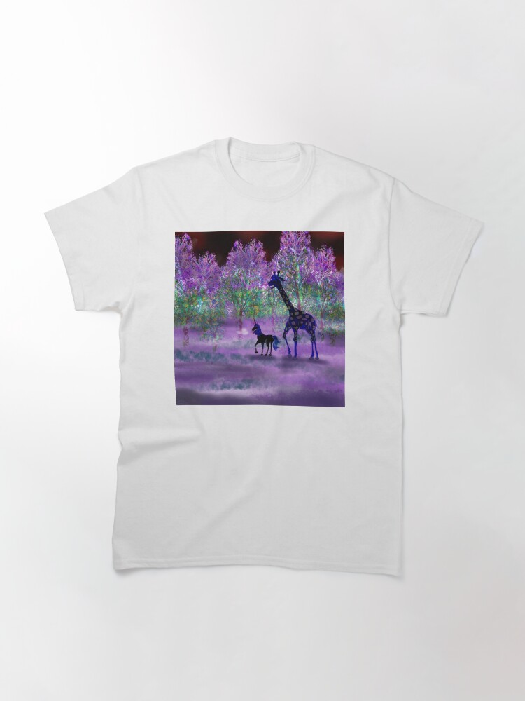 Thumbnail 2 of 7, Classic T-Shirt, Timmy and the Unicorn designed and sold by HappigalArt.