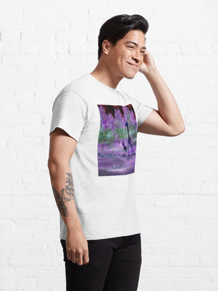 Thumbnail 5 of 7, Classic T-Shirt, Timmy and the Unicorn designed and sold by HappigalArt.
