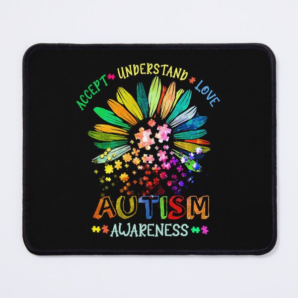 Item preview, Accept Understand Love Autism Awareness Hippie designed and sold by Helbon-art.