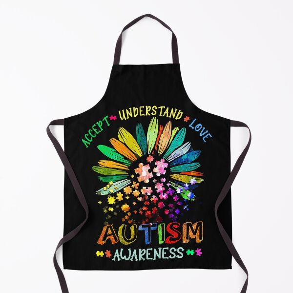 Item preview, Accept Understand Love Autism Awareness Hippie designed and sold by Helbon-art.