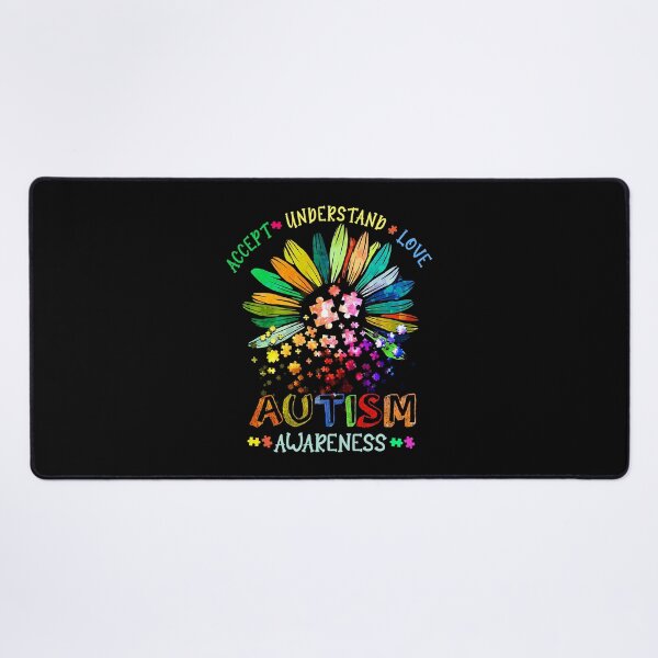 Item preview, Accept Understand Love Autism Awareness Hippie designed and sold by Helbon-art.