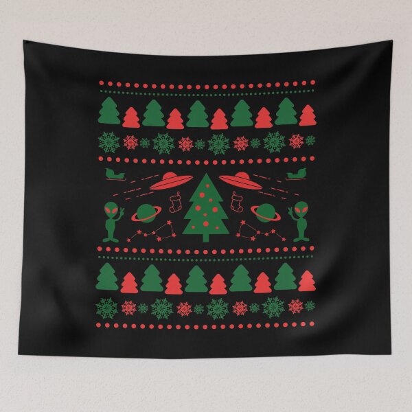 Item preview, UFO Ugly Christmas Sweater - UAP Ugly Christmas Sweater, Space Ugly Sweater, Alien Ugly Sweater, Extra Terrestrial Ugly Sweater, Universe Ugly Sweater designed and sold by jadedscientist.