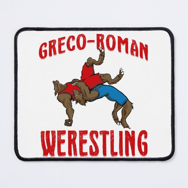 Item preview, Halloween Greco-Roman Wrestler Werewolf designed and sold by Gold Wings Tees.