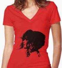 Camila Cabello (black version) Women's Fitted V-Neck T-Shirt