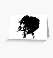 Camila Cabello (black version) Greeting Card