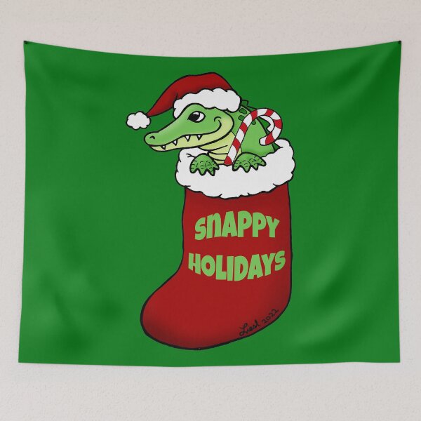 Item preview, Christmas Gator designed and sold by sharkbait83.