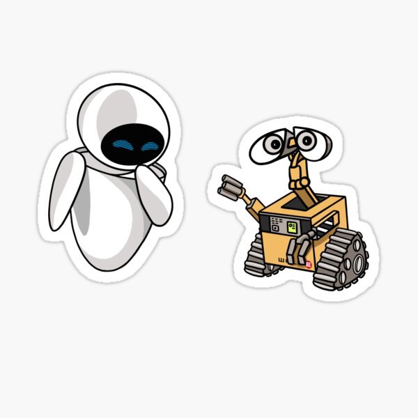 Wall E Eve Stickers for Sale