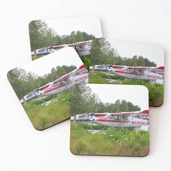 Item preview, White and red float plane, Lake Hood, Alaska designed and sold by FranWest.