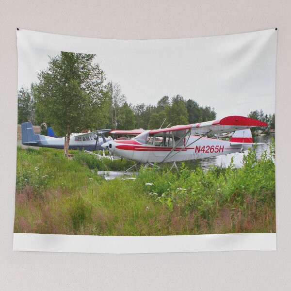 Item preview, White and red float plane, Lake Hood, Alaska designed and sold by FranWest.