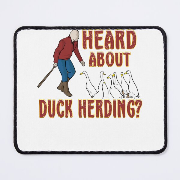 Item preview, Funny Duck Herding Question designed and sold by Gold Wings Tees.