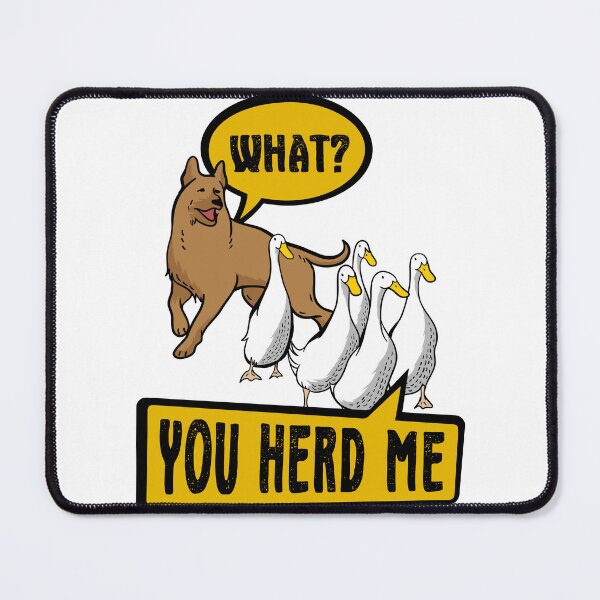Item preview, Funny Duck Herding Conversation with Dog designed and sold by Gold Wings Tees.