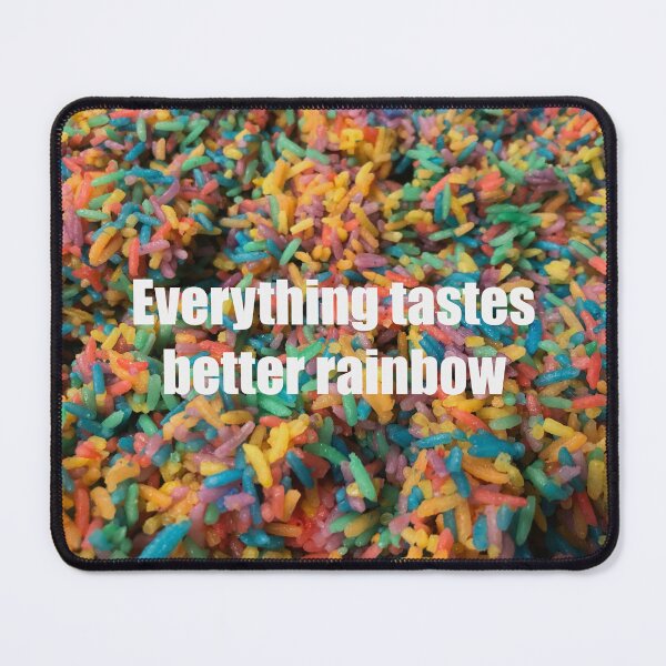 Item preview, Everything tastes better rainbow designed and sold by Autistic Rebbetzen.
