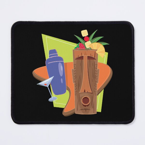 Item preview, Retro Tiki Bar, Vintage Mid-Century Design designed and sold by Futurebeachbum.